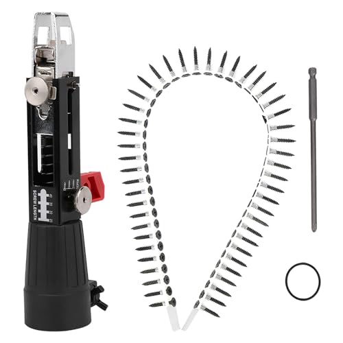 Automatische Nagelpistole Bohrkettenset, elektrische Bohrerschraube, Ausrüstung Holzbearbeitungswerkzeug, Schraubenbohrkettenadapter von Culnflun