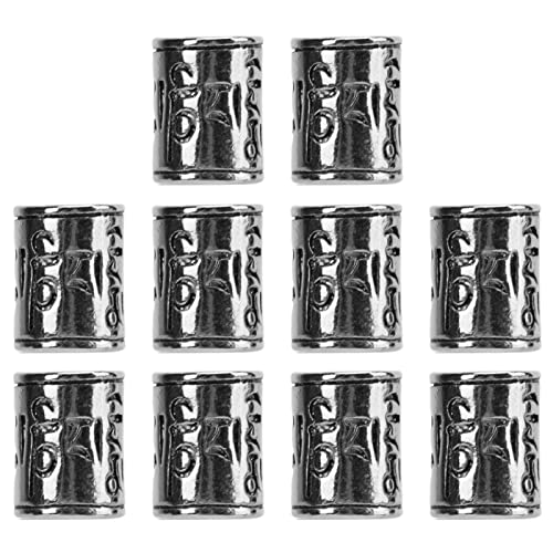 Culnflun 10pcs Paracord Beads Legierung EDC Überleben Fallschirm Anhänger DIY Accessoires für Paracord Armbänder Messer Lanyards von Culnflun