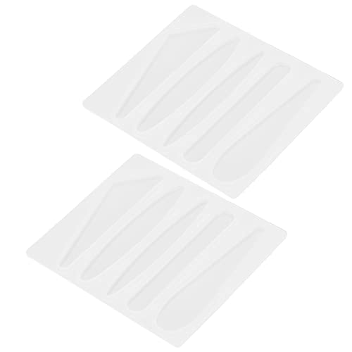 Culnflun Barrette Form, Silikon DIY Hair Stick Making Geometric Bobby Pin Werkzeuge Bastelschmuck herstellen 2pcs Set für Haarzubehör handgefertigte Kunstprojekte (Typ 1) von Culnflun