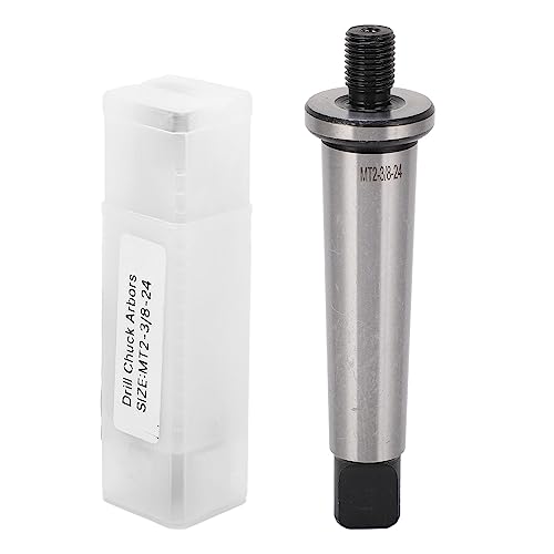 Culnflun Bohrer Chuck Arbor Morse Taper Adapter MT2 Shank auf 3/8 Zoll 24 Gewinde gehärtete Mangan -Stahl -Drehwerkzeug zum Bohren von Mahlen und Bohrmaschinen von Culnflun