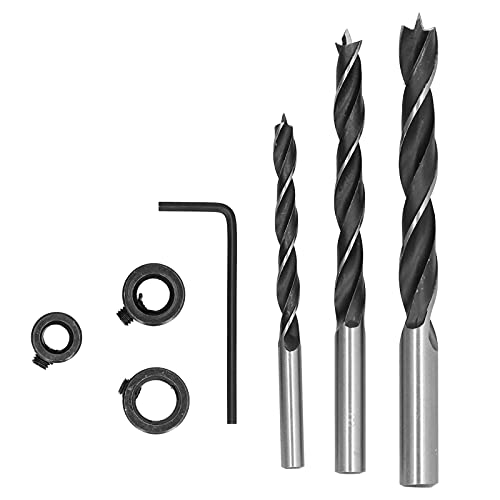 Culnflun -Bohrerbits, 6/8/10mm Holzbearbeitung Twist Three Point Festbohrer schnelles Schneiden von Kohlenstoffstahl -Bohrwerkzeugen Elektrische Hand Bit für Hartholz -Softholz Culnflun -Bohrerbits, 6/8/10mm Holzbearbeitung Twist Three Point Festbohrer schnelles Schneiden von Kohlenstoffstahl -Bohrwerkzeugen Elektrische Hand Bit für Hartholz -Softholz von Culnflun