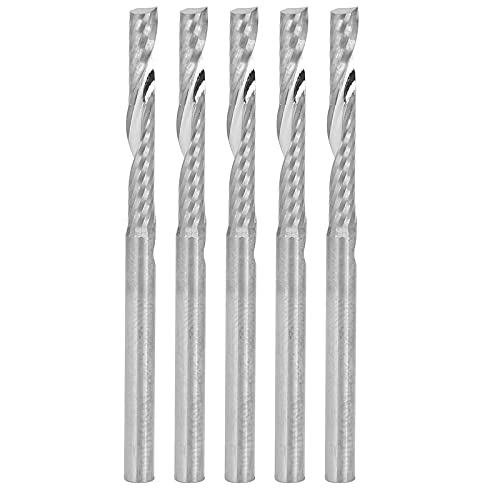 Culnflun Fräser, 5PCS Spiral Router Bits Wolfram Stahl Teile für Holz schnitzerei Spiegel polierte Klingen Chip Entfernung 3,175x22mm Culnflun Fräser, 5PCS Spiral Router Bits Wolfram Stahl Teile für Holz schnitzerei Spiegel polierte Klingen Chip Entfernung 3,175x22mm von Culnflun