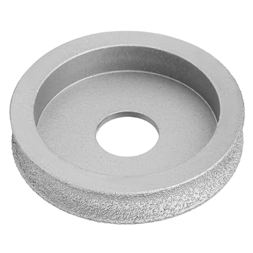 Culnflun Gelötete Diamant-Schleifscheibe, 7,3 cm, konkaves Schleifwerkzeug für Stein, Keramik, Glas, Marmor, Granit, Winkelschleifer-Aufsatz, Trocken- und Nassanwendung (Konkaves Schleifrad 1.0) von Culnflun