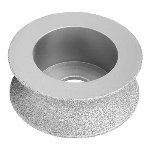 Culnflun Gelötete Diamant-Schleifscheibe, 7,3 cm, konkaves Schleifwerkzeug für Stein, Keramik, Glas, Marmor, Granit, Winkelschleifer-Aufsatz, Trocken- und Nassanwendung (Konkaves Schleifrad 2.5) von Culnflun