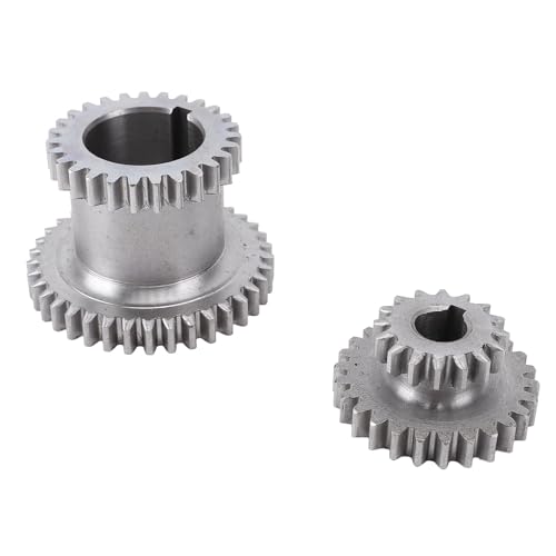 Culnflun Metallgetriebe, 2-Geschwindigkeits-Hoch-Getriebe-Getriebe-Zahnrad-Ersatz für 0618 7x12 7x14 CJ18A CJ0618A 0618-3B Mini-Drehmaschine von Culnflun