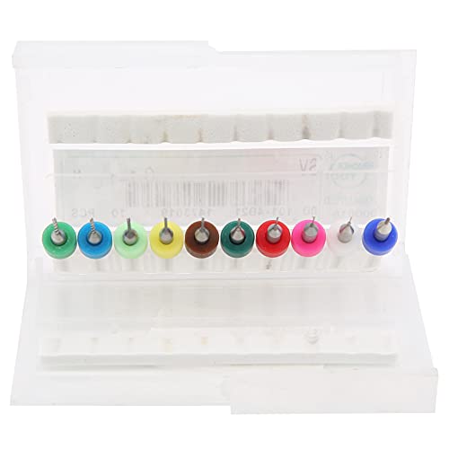 Culnflun PCB -Bohrer -Bit -Set -Set -Wolfram -Stahl -Twist -Bohrer -Bits Micro Twist Bits Professionelle Präzisions -Mini -Bohrer für Leiterplattenbohrungen und Gravur 10pcs 0,1 von Culnflun