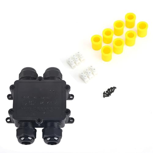 Culnflun Plastikabdeckungs -Anschlusskasten im Außenkabelanschluss 4 Wege H -Typ Elektrische Klemme IP68 -Bewertung von Culnflun