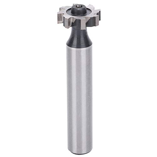 CulnflunT Schlitzfräser, 16 mm Schnittdurchmesser, 3 mm Schnitttiefe, 10 mm Schaftdurchmesser, Woodruff-Keilsitzfräser, Fräswerkzeuge mit geradem Schaft, Schnellarbeitsstahl von Culnflun