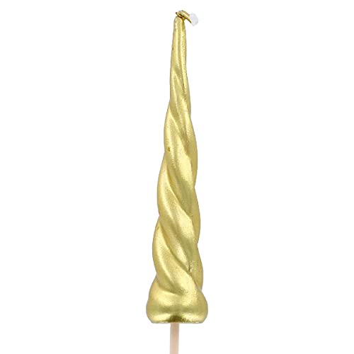 Culpitt Geburtstagskerze Einhorn Horn Gold von Culpitt