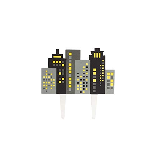 Culpitt Gumpaste Skyline Pic Cake Topper, 130 mm, 1 Stück, Gummipaste, Kuchendekorationen für einen lustigen Geburtstagskuchen, bunt, zeitsparend, mehrfarbig 20116 Culpitt Gumpaste Skyline Pic Cake Topper, 130 mm, 1 Stück, Gummipaste, Kuchendekorationen für einen lustigen Geburtstagskuchen, bunt, zeitsparend, mehrfarbig 20116 von Culpitt