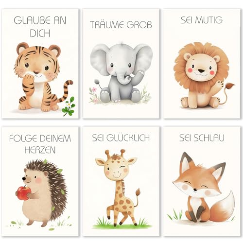 Cumnvulnt 6PCS Affirmationsposter Poster Kinderzimmer, Bilder Kinderzimmer Aus Ölmalleinwand, A4 Babyzimmer Deko, Inspirierend Für Kinder, Schlafen Oder Spielzimmer Cumnvulnt 6PCS Affirmationsposter Poster Kinderzimmer, Bilder Kinderzimmer Aus Ölmalleinwand, A4 Babyzimmer Deko, Inspirierend Für Kinder, Schlafen Oder Spielzimmer von Cumnvulnt