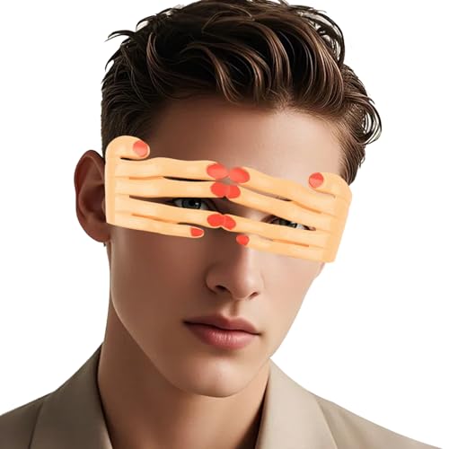Cumnvulnt Sonnenbrille, Party Brillen ABS, Spaßvolle Design, Partyzubehör Dekoration für Geburtstage, Bachelorette Partys, Erwachsene Kinder Fancy Ball Augenmaske von Cumnvulnt