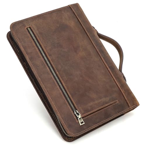 Bibelabdeckung, Vintage Leder Bibelkoffer mit Griff, Schutzhülle und Organisator für Kirchen-, Reisen- und Studium christlicher religiöser Antiquitäten -Lesezeichen von Cunlvyyds