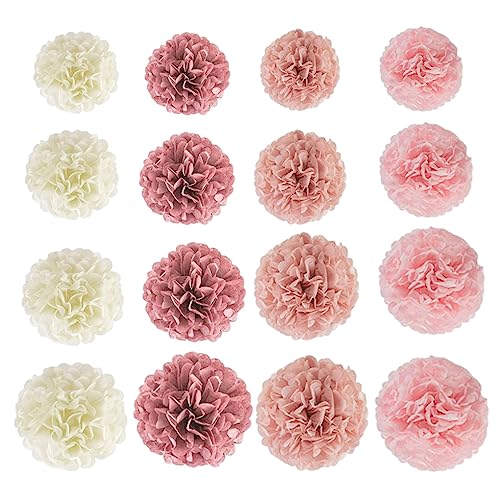 Gewebepapier Pom Pom Poms Dekorative Hänge -Pompom -Dekorationen für Hochzeits Geburtstagsfeier Abschluss 16pcs, Papier Poms Dekorationen Gewebepapier Pom Pom Poms Dekorative Hänge -Pompom -Dekorationen für Hochzeits Geburtstagsfeier Abschluss 16pcs, Papier Poms Dekorationen von Cunlvyyds
