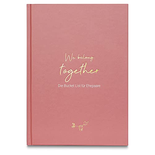 Leaf & Gold® Bucket List für Ehepaare I Hochzeitsgeschenk I Buch zur Hochzeit I Geschenk für die Ehe I Hochzeitstag Geschenke I Valentinstag von Cupcakes & Kisses