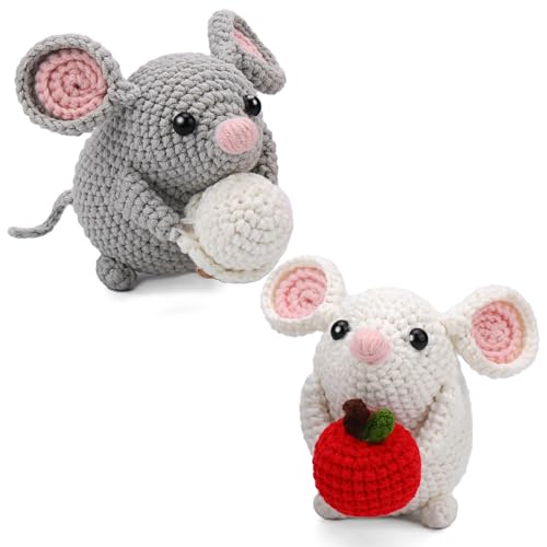 Häkelset für Anfänger, Anfänger Häkelset mit Garn, Lernen zu Häkeln Stuffed Kit für Erwachsene, Kinder DIY Häkelnadel Set Häkelset für Anfänger, Anfänger Häkelset mit Garn, Lernen zu Häkeln Stuffed Kit für Erwachsene, Kinder DIY Häkelnadel Set von Cupidove