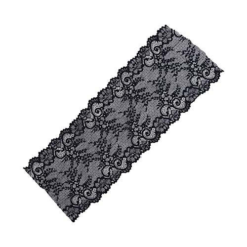 Cuque Spitzenband, elastisches Bekleidungszubehör zum Dekorieren von Kleidung zum Dekorationsnähen für Blumendesign(Saphir) von Cuque