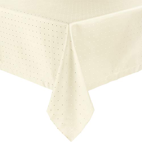 Curt Bauer Tischdecke Petito fleckabweisend Sekt Größe 130x225 cm von Curt Bauer