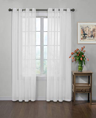 Curtain Fresh Arm and Hammer Vorhang für Schlafzimmer oder Wohnzimmer (1 Panel), 149,9 x 213,4 cm, Weiß von Curtain Fresh