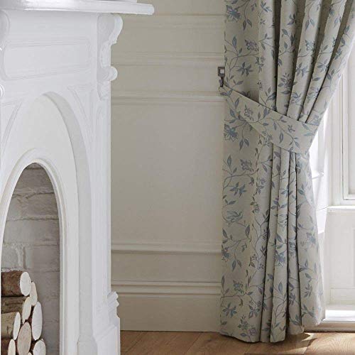 Curtina Jacquard Raffhalter mit Vogelmotiv, zartes Ei, 2 Stück, Duck Egg Curtina Jacquard Raffhalter mit Vogelmotiv, zartes Ei, 2 Stück, Duck Egg von Curtina
