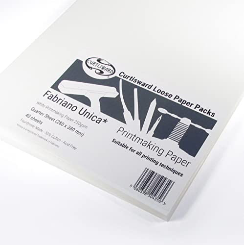 Fabriano Unica Druckerpapier, 250 g/m², 38,1 x 27,9 cm, 40 Blatt von Curtisward