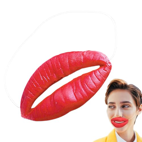 Cushangty Big Lip Prop,Lustiges Spielzeug,Cosplay-Zubehör mit roten Lippen,Foto-Requisiten,Große Lippen,Scherzspielzeug aus Latex,Munddekoration Cushangty Big Lip Prop,Lustiges Spielzeug,Cosplay-Zubehör mit roten Lippen,Foto-Requisiten,Große Lippen,Scherzspielzeug aus Latex,Munddekoration von Cushangty