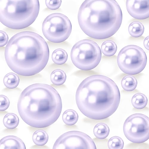 255 Stück hellviolette Vasenfüller-Perlen für Tafelaufsätze, ohne Loch, Kunstperlen für Vasen, Füller, Dekoration, 8/14/18 mm, Perlen für Hochzeit, Zuhause, Geburtstag, Party, Kerzendekoration 255 Stück hellviolette Vasenfüller-Perlen für Tafelaufsätze, ohne Loch, Kunstperlen für Vasen, Füller, Dekoration, 8/14/18 mm, Perlen für Hochzeit, Zuhause, Geburtstag, Party, Kerzendekoration von Cusmation