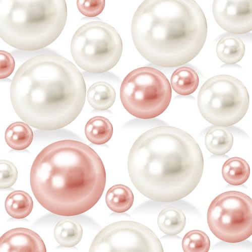 Vasenfüller-Perlen für Tafelaufsätze, ohne Loch, Kunstperlen für Vasen, Füller, Dekoration, 8/14/18 mm, für Hochzeit, Zuhause, Geburtstag, Party, Kerzendekoration, 255 Stück von Cusmation