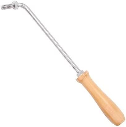 CUSMIZ Brandeisen-Stempelgriff, gebogener Griff für Metallstempel-Set | Holzgriff für personalisiertes Brandeisen-Stempel-Set für Lebensmittel und Leder CUSMIZ Brandeisen-Stempelgriff, gebogener Griff für Metallstempel-Set | Holzgriff für personalisiertes Brandeisen-Stempel-Set für Lebensmittel und Leder von Cusmiz