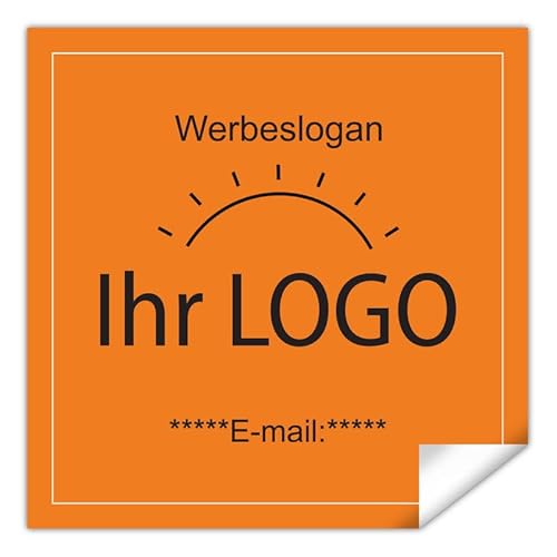 CUSMIZ Logo Sticker - Aufkleber Selbst Gestalten, Personalisierte Aufkleber für Firmenlogos, Hochzeiten, Partys, Festivals, 100 Stk Aufkleber in verschiedenen Formen und Größen - Quadra CUSMIZ Logo Sticker - Aufkleber Selbst Gestalten, Personalisierte Aufkleber für Firmenlogos, Hochzeiten, Partys, Festivals, 100 Stk Aufkleber in verschiedenen Formen und Größen - Quadra von Cusmiz