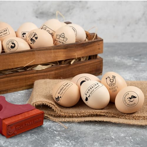 CUSMIZ Stempel Ostern - Stempel Personalisiert, Mit Namen für Ei - Lustige als Hühner Geschenke, Personalisierter für das Geflügelgeschäft, für Eierjagden 1.5x1.5cm CUSMIZ Stempel Ostern - Stempel Personalisiert, Mit Namen für Ei - Lustige als Hühner Geschenke, Personalisierter für das Geflügelgeschäft, für Eierjagden 1.5x1.5cm von Cusmiz