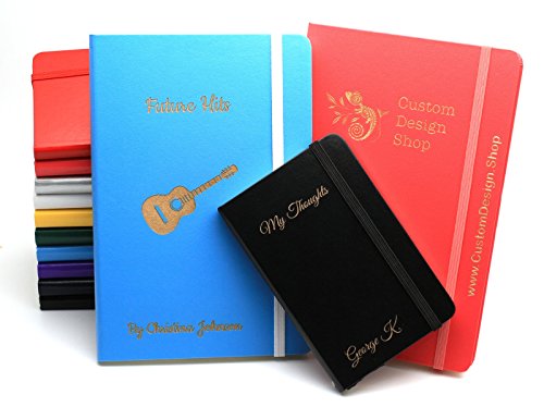 CustomDesign.Shop Personalisiertes Hardcover-Notizbuch | Schaffen Sie ein ganz einzigartiges Geschenk | Lasergravierte Geschenkidee - A5, Weiß CustomDesign.Shop Personalisiertes Hardcover-Notizbuch | Schaffen Sie ein ganz einzigartiges Geschenk | Lasergravierte Geschenkidee - A5, Weiß von CustomDesign.Shop