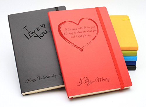 Personalisiertes Notizbuch Valentinstag Muttertag Vatertag Geburtstag Geschenk von CustomDesign.Shop