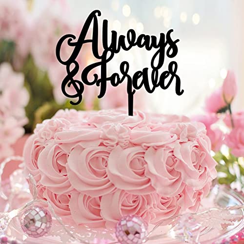 Always And Forever Tortenaufsatz "Mr And Mrs", personalisierbar, Strand, Brautpaar für Hochzeit, Verlobung, Hochzeit, Dekoration, Junggesellinnenabschied, Acryl, Schwarz Always And Forever Tortenaufsatz "Mr And Mrs", personalisierbar, Strand, Brautpaar für Hochzeit, Verlobung, Hochzeit, Dekoration, Junggesellinnenabschied, Acryl, Schwarz von CustonCares