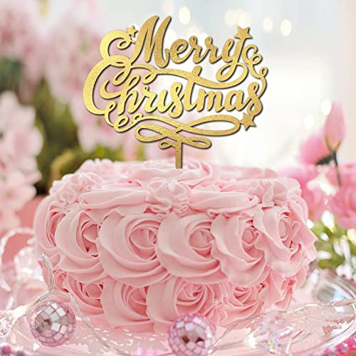 Cupcake-Topper mit Aufschrift "Merry Christmas", Weihnachtsmannmütze, Hirsch, Happy Birthday, Kuchendekoration für Jubiläum, Dekoration, Zubehör, fabelhafte individuelle Schneeflocke, Weihnachtsbaum Cupcake-Topper mit Aufschrift "Merry Christmas", Weihnachtsmannmütze, Hirsch, Happy Birthday, Kuchendekoration für Jubiläum, Dekoration, Zubehör, fabelhafte individuelle Schneeflocke, Weihnachtsbaum von CustonCares