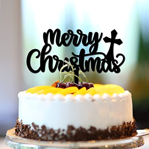 Cupcake-Topper mit Aufschrift "Merry Christmas", festliche Schrift, Winter-Thema, Geburtstag, Kuchendekoration für Hochzeit, Brautparty, Backen, Kuchendekorationen, personalisierbar, dekorative Cupcake-Topper mit Aufschrift "Merry Christmas", festliche Schrift, Winter-Thema, Geburtstag, Kuchendekoration für Hochzeit, Brautparty, Backen, Kuchendekorationen, personalisierbar, dekorative von CustonCares
