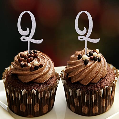 Cupcake-Topper mit Monogramm-Buchstabe Q, Initiale, einzelner Buchstabe, Glitzer, Silber, für Hochzeit, Verlobung, Kuchendekorationen, lustige Zweige, Blatt, individuelle Initiale Cupcake-Topper mit Monogramm-Buchstabe Q, Initiale, einzelner Buchstabe, Glitzer, Silber, für Hochzeit, Verlobung, Kuchendekorationen, lustige Zweige, Blatt, individuelle Initiale von CustonCares