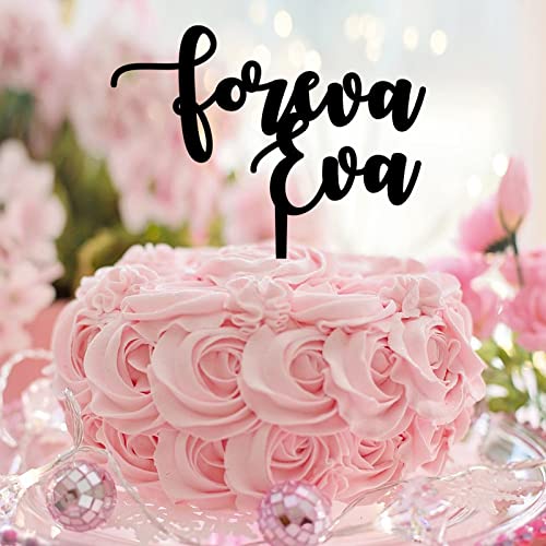 Foreva Eva Tortenaufsatz "Mr & Mrs", personalisierbar, lustiger Braut- und Bräutigam-Kuchenaufsatz für Verlobung, Brautparty, Geschenke für Sie und Ihn, Acryl, Schwarz Foreva Eva Tortenaufsatz "Mr & Mrs", personalisierbar, lustiger Braut- und Bräutigam-Kuchenaufsatz für Verlobung, Brautparty, Geschenke für Sie und Ihn, Acryl, Schwarz von CustonCares