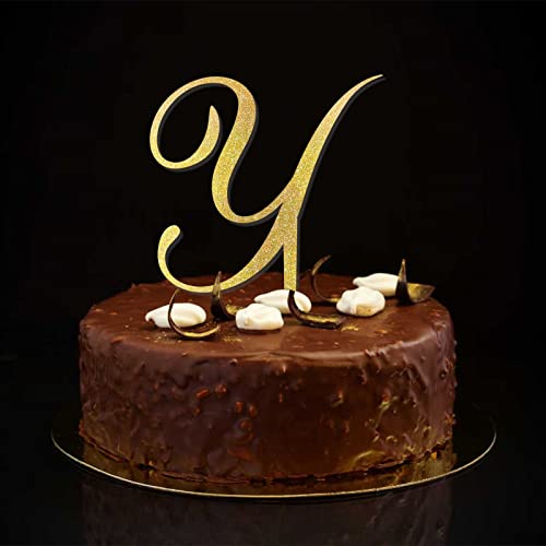 Glitzernder goldener Buchstabe Y für Hochzeitstorte, Monogramm, Initialenname für Geburtstagsdekorationen, rustikal, wiederverwendbar, romantisch, Brautparty, Geschenke für Kinder Glitzernder goldener Buchstabe Y für Hochzeitstorte, Monogramm, Initialenname für Geburtstagsdekorationen, rustikal, wiederverwendbar, romantisch, Brautparty, Geschenke für Kinder von CustonCares