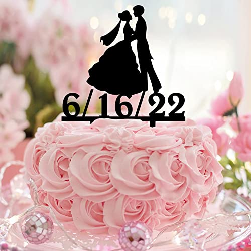 Hochzeitsdekorationen für Bräute, Romantik, 2 Bräute, Kuchendekoration, Silhouette, LGBTQ, individueller Name, Hochzeit, Datum, Kuchendekoration, Damen, Hochzeitsgeschenke, Acryl, Schwarz Hochzeitsdekorationen für Bräute, Romantik, 2 Bräute, Kuchendekoration, Silhouette, LGBTQ, individueller Name, Hochzeit, Datum, Kuchendekoration, Damen, Hochzeitsgeschenke, Acryl, Schwarz von CustonCares