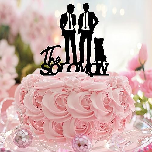 Mr & Mr Cupcake-Topper Schwarz Zwei Bräutigams LGBT Geburtstag Kuchen Topper für Jubiläum Geschlecht Offenbarung Backen Kuchen Dekorationen Fabulous Vintage 2 Bräutigams Silhouetten Acryl Schwarz Mr & Mr Cupcake-Topper Schwarz Zwei Bräutigams LGBT Geburtstag Kuchen Topper für Jubiläum Geschlecht Offenbarung Backen Kuchen Dekorationen Fabulous Vintage 2 Bräutigams Silhouetten Acryl Schwarz von CustonCares