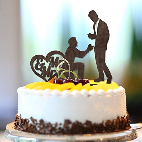 Mr & Mr Gay Hochzeitstortenaufsatz, braunes Holz, zwei Trauzeugen, Bräutigam und Bräutigam, rustikale Kuchendekoration, Silhouette, Hochzeitsdekorationen, personalisierter Name, Datum, Schwule Mr & Mr Gay Hochzeitstortenaufsatz, braunes Holz, zwei Trauzeugen, Bräutigam und Bräutigam, rustikale Kuchendekoration, Silhouette, Hochzeitsdekorationen, personalisierter Name, Datum, Schwule von CustonCares