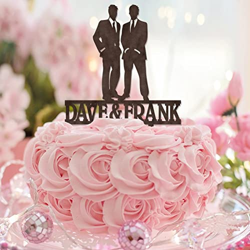 Mr & Mr Hochzeitstortenaufsatz, Holz, zwei Trauzeugen, männliches Paar, Romantik, Hochzeitstortenaufsatz, Silhouette, Hochzeit, Party, Gastgeschenke, personalisierbar, Nachname, Datum, Schwule Mr & Mr Hochzeitstortenaufsatz, Holz, zwei Trauzeugen, männliches Paar, Romantik, Hochzeitstortenaufsatz, Silhouette, Hochzeit, Party, Gastgeschenke, personalisierbar, Nachname, Datum, Schwule von CustonCares
