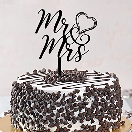 Mr & Mrs. Hochzeitstortenaufsatz, Silhouette, personalisierbar, lustig, "Mr & Mrs", Kuchenaufsatz für Verlobung, Braut, Party, Dekoration, Verlobungsgeschenke für Paare, Acryl, Schwarz Mr & Mrs. Hochzeitstortenaufsatz, Silhouette, personalisierbar, lustig, "Mr & Mrs", Kuchenaufsatz für Verlobung, Braut, Party, Dekoration, Verlobungsgeschenke für Paare, Acryl, Schwarz von CustonCares