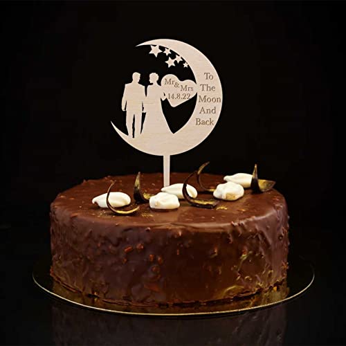 Rustikale Tortenaufsätze "Mr & Mrs", Silhouette "Mr & Mrs", personalisierbar für Hochzeit, Brautparty, Party, Dekoration, Verlobungsgeschenke für Paare, Holz Rustikale Tortenaufsätze "Mr & Mrs", Silhouette "Mr & Mrs", personalisierbar für Hochzeit, Brautparty, Party, Dekoration, Verlobungsgeschenke für Paare, Holz von CustonCares