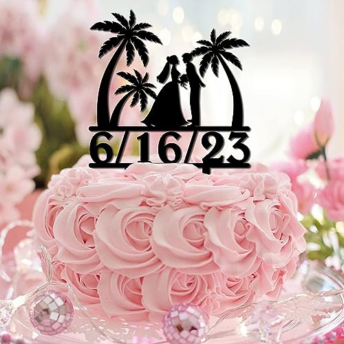 Tortenaufsatz, Motiv: Lesbische Frau und Frau, tropische Aufschrift "Love Is Love", Silhouette, Geburtstag, Cupcake-Topper, für Sie und Ihn, zwei Frauen, Ozean, Verlobung, Geburtstag, Kuchenzubehör, Tortenaufsatz, Motiv: Lesbische Frau und Frau, tropische Aufschrift "Love Is Love", Silhouette, Geburtstag, Cupcake-Topper, für Sie und Ihn, zwei Frauen, Ozean, Verlobung, Geburtstag, Kuchenzubehör, von CustonCares
