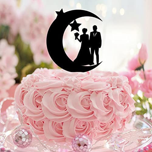 Tortenaufsatz "Mr and Mrs", rustikal, für Hochzeit, Verlobung, Acryl, schwarze Silhouette, "Mr & Mrs", romantische Kuchendekoration für Hochzeitstag, Hochzeitsdekoration, Brautparty, Geschenke Tortenaufsatz "Mr and Mrs", rustikal, für Hochzeit, Verlobung, Acryl, schwarze Silhouette, "Mr & Mrs", romantische Kuchendekoration für Hochzeitstag, Hochzeitsdekoration, Brautparty, Geschenke von CustonCares