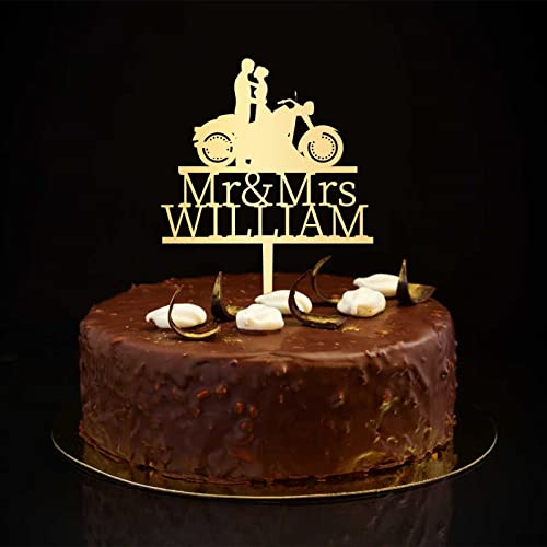 Tortenaufsatz "Mr & Mrs", personalisierbar mit Hund, Romantik "Mr & Mrs", Kuchenaufsatz für Verlobung, zukünftige Braut, Kuchendekoration, Verlobungsgeschenke für Paare, Gold Tortenaufsatz "Mr & Mrs", personalisierbar mit Hund, Romantik "Mr & Mrs", Kuchenaufsatz für Verlobung, zukünftige Braut, Kuchendekoration, Verlobungsgeschenke für Paare, Gold von CustonCares