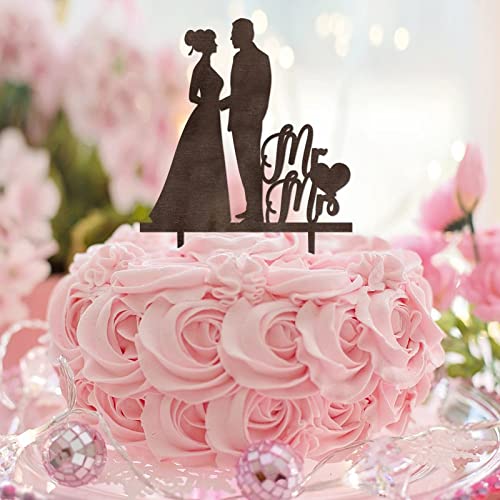 Tortenaufsatz für Braut und Bräutigam, rustikale Hochzeit, Verlobung, Silhouette, romantisch, personalisierbar, für Hochzeit, Brautparty, Hochzeitsdekoration, Verlobungsgeschenke für Paare, Holz Tortenaufsatz für Braut und Bräutigam, rustikale Hochzeit, Verlobung, Silhouette, romantisch, personalisierbar, für Hochzeit, Brautparty, Hochzeitsdekoration, Verlobungsgeschenke für Paare, Holz von CustonCares