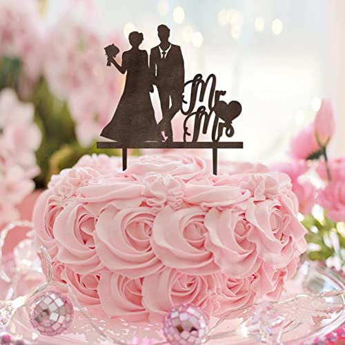 Tortenaufsatz für Brautpaar "Mr & Mrs", rustikal, personalisierbar für Hochzeit, Verlobung, Party, Dekoration, Hochzeitsgeschenke für Paare, Holz Tortenaufsatz für Brautpaar "Mr & Mrs", rustikal, personalisierbar für Hochzeit, Verlobung, Party, Dekoration, Hochzeitsgeschenke für Paare, Holz von CustonCares